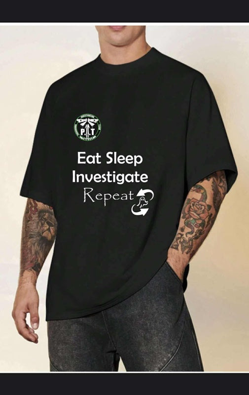 P.I.T Cyprus Tank Top - Eat Sleep Investigate Repeat |Μπλουζάκι