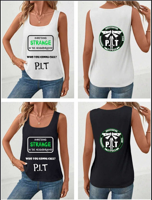 P.I.T Cyprus Tank Top - Something Strange| Aμάνικο Μπλουζάκι